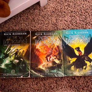 3 Percy Jackson books, $10 each!!